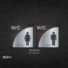 Bảng chỉ dẫn WC – BCD11