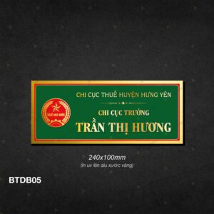 Bảng tên chức danh để bàn - BTDB05