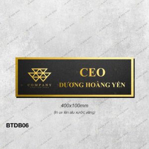 Bảng tên chức danh để bàn - BTDB06