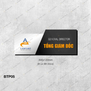 Bảng tên phòng mica- BTP05