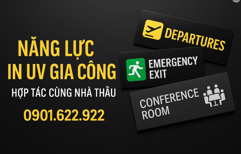 in uv gia công