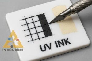 độ bám mực uv