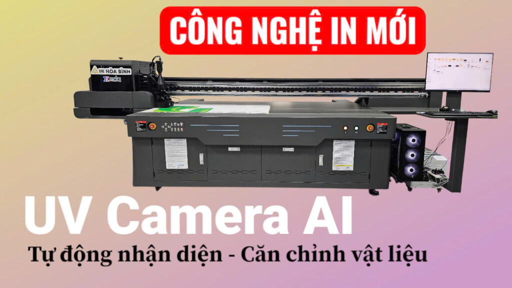 UV printing with AI camera