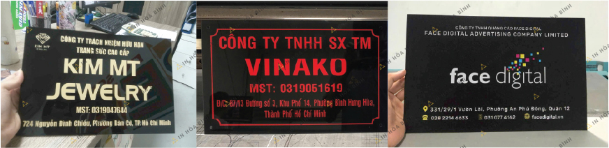 bảng công ty mica